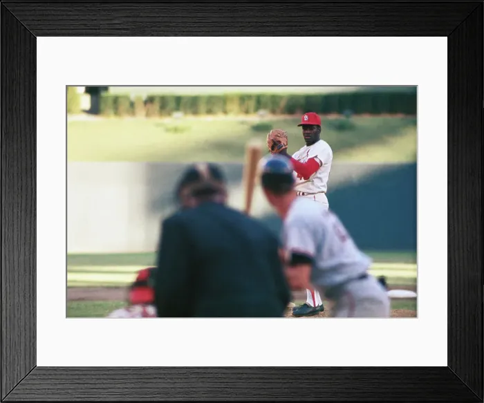 Framed Print : Bob Gibson in Game Play Framed Print : Bob Gibson in Game Play