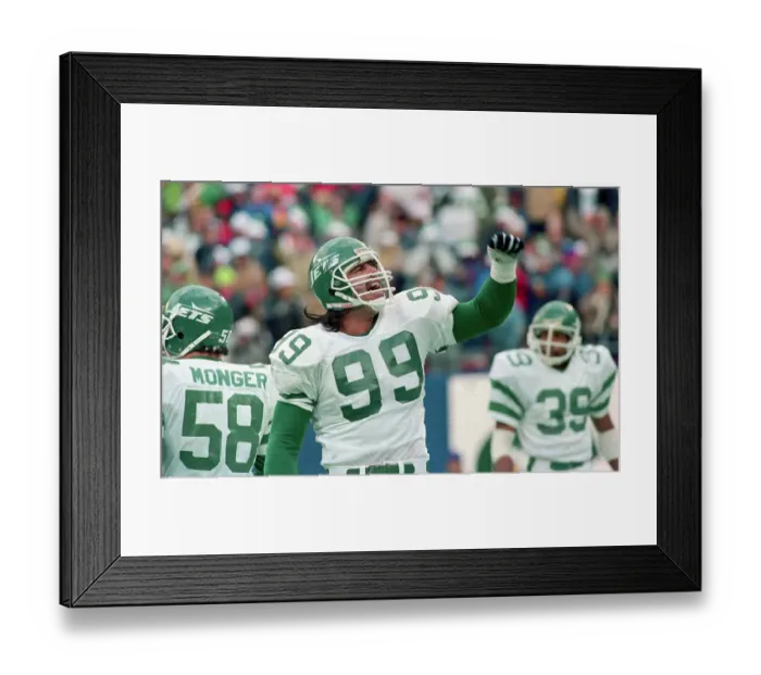 Framed Print : Football Player Mark Gastineau Framed Print : Football Player Mark Gastineau