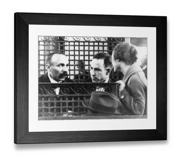 Framed Print : Murder Suspects Bartolomeo Vanzetti and Nicola Sacco Framed Print : Murder Suspects Bartolomeo Vanzetti and Nicola Sacco