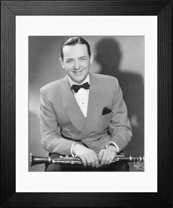 Framed Print : Jimmy Dorsey Posed W / His Clarinet Framed Print : Jimmy Dorsey Posed W / His Clarinet
