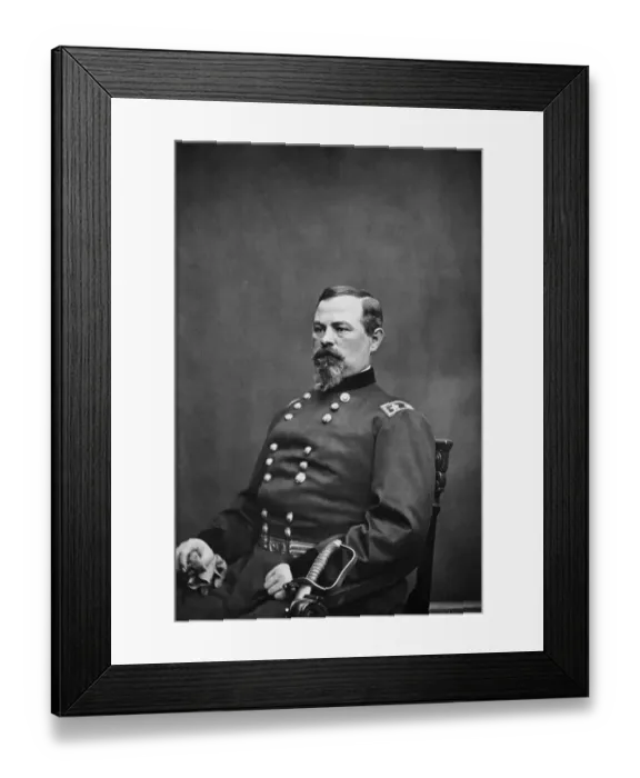Framed Print : Maj.Gen. Irvin Mcdowell Of Union Army Framed Print : Maj.Gen. Irvin Mcdowell Of Union Army