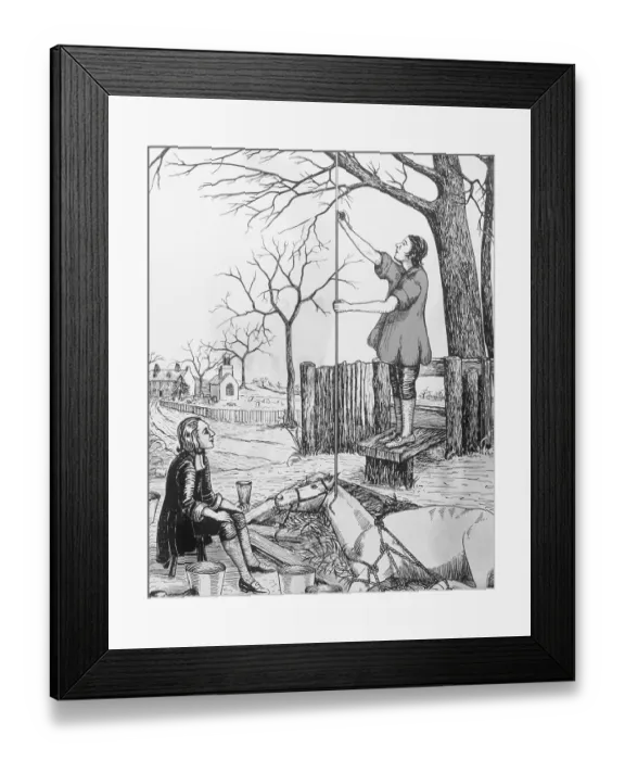 Framed Print : Stephen Hales Measuring Horse's Blood Pressure Framed Print : Stephen Hales Measuring Horse's Blood Pressure