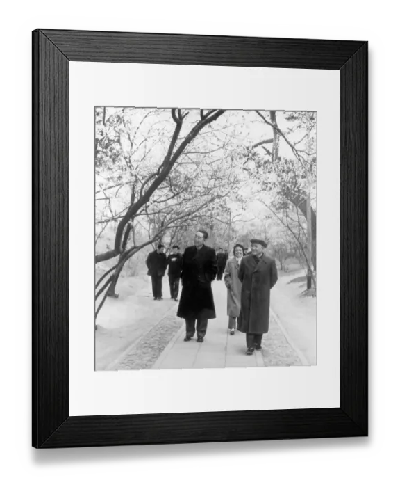 Framed Print : Communist Leaders Chou En Lai & Xiaoping Framed Print : Communist Leaders Chou En Lai & Xiaoping