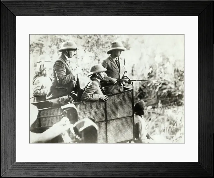 Framed Print : Edward Viii Hunting Tigers In Nepal Framed Print : Edward Viii Hunting Tigers In Nepal