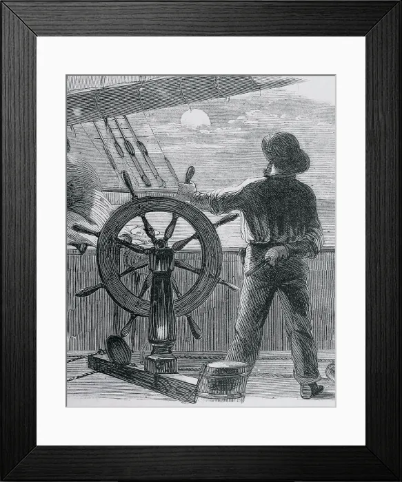 Framed Print : Ship's Pilot Holding Pistol Framed Print : Ship's Pilot Holding Pistol