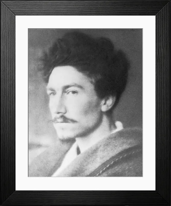 Framed Print : Portrait of Author Ezra Pound Framed Print : Portrait of Author Ezra Pound