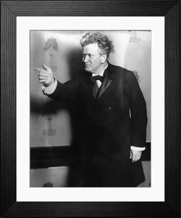 Framed Print : Sen. Robert La Follette Pointing Framed Print : Sen. Robert La Follette Pointing
