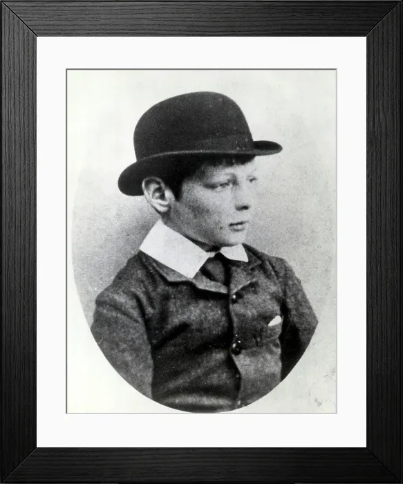 Framed Print : Winston Churchill At 12 Years Old Framed Print : Winston Churchill At 12 Years Old