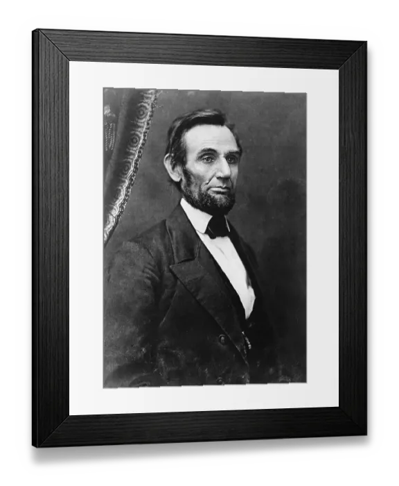 Framed Print : Portrait of Abraham Lincoln Framed Print : Portrait of Abraham Lincoln