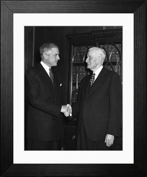 Framed Print : Thomas Watson Jr. and Sr. of International Business Machines Framed Print : Thomas Watson Jr. and Sr. of International Business Machines