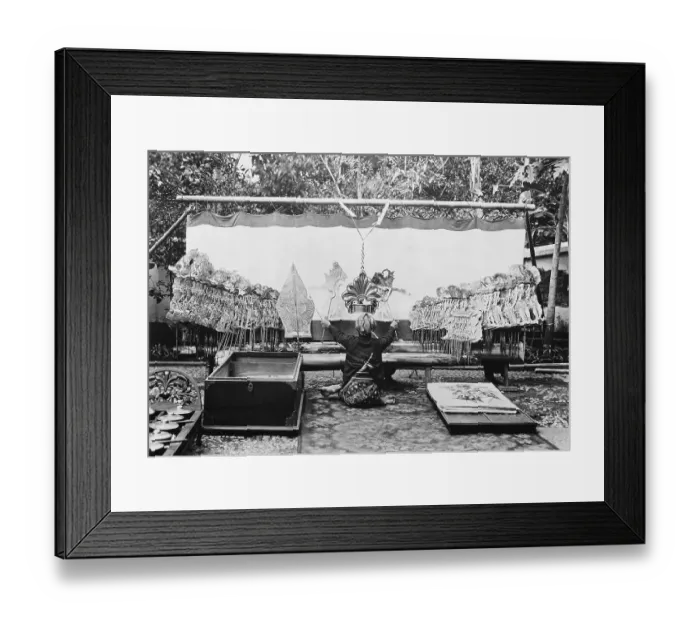 Framed Print : Wayang Kulit Performance Framed Print : Wayang Kulit Performance