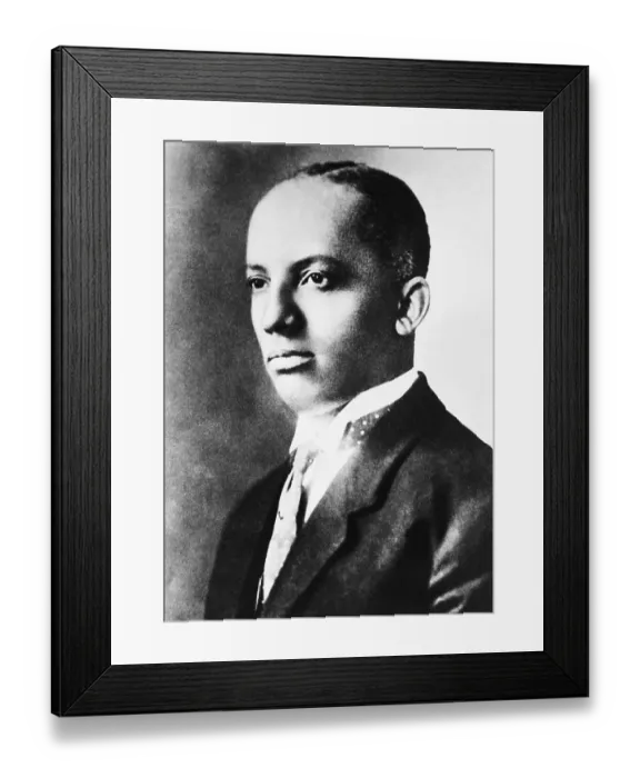 Framed Print : Historian Carter G. Woodson Framed Print : Historian Carter G. Woodson