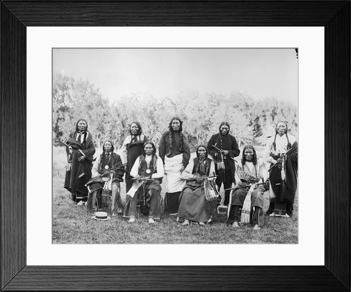 Framed Print : Lesser chiefs of the Cheyennes Framed Print : Lesser chiefs of the Cheyennes