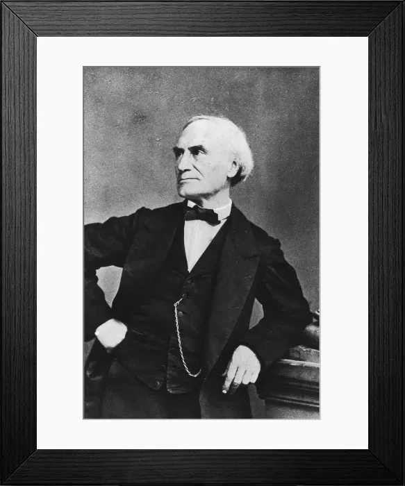 Framed Print : Jean Eugene Robert Houdin with Hand on Hip Framed Print : Jean Eugene Robert Houdin with Hand on Hip