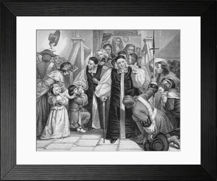 Framed Print : Bishops Blessing Onlookers Framed Print : Bishops Blessing Onlookers