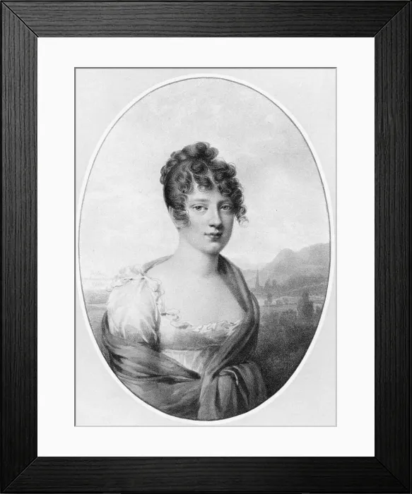 Framed Print : Portrait of Maria Leopoldina Framed Print : Portrait of Maria Leopoldina