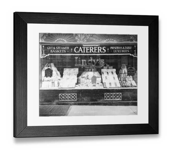 Framed Print : Lindy's Caterers and Restaurant Framed Print : Lindy's Caterers and Restaurant
