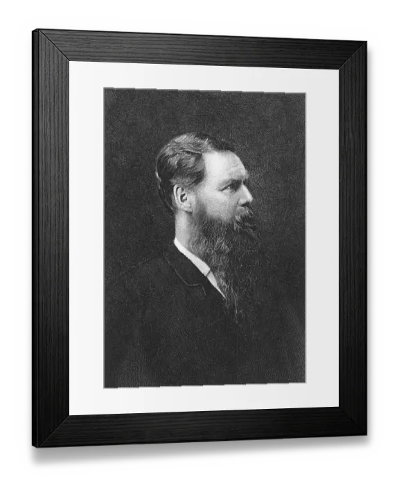 Framed Print : Portrait of Sir Edward Burnet Tylor Framed Print : Portrait of Sir Edward Burnet Tylor