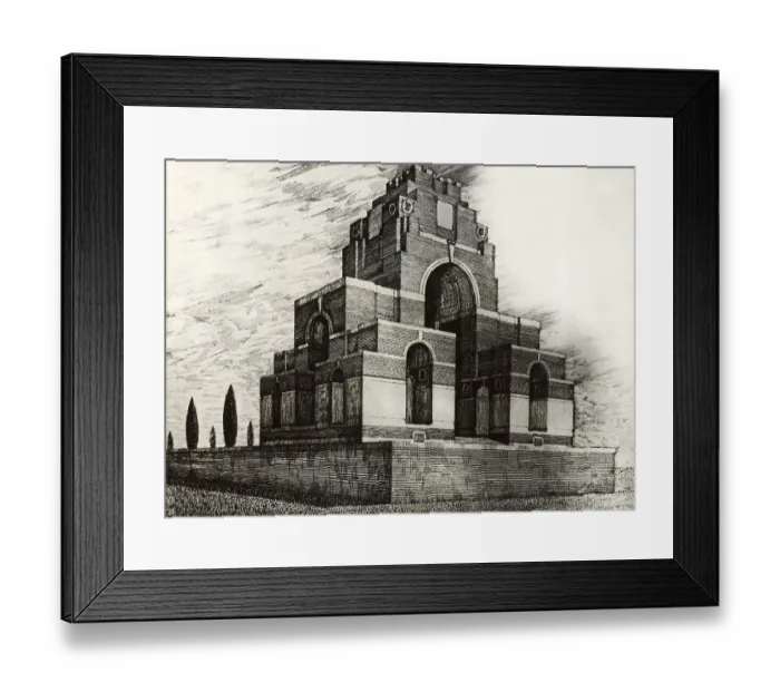 Framed Print : View of Thiepval Arch Framed Print : View of Thiepval Arch