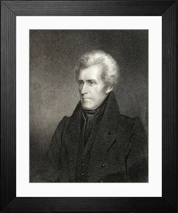 Framed Print : Portrait of Andrew Jackson Framed Print : Portrait of Andrew Jackson