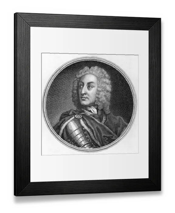 Framed Print : Portrait of James Edward Oglethorpe Framed Print : Portrait of James Edward Oglethorpe