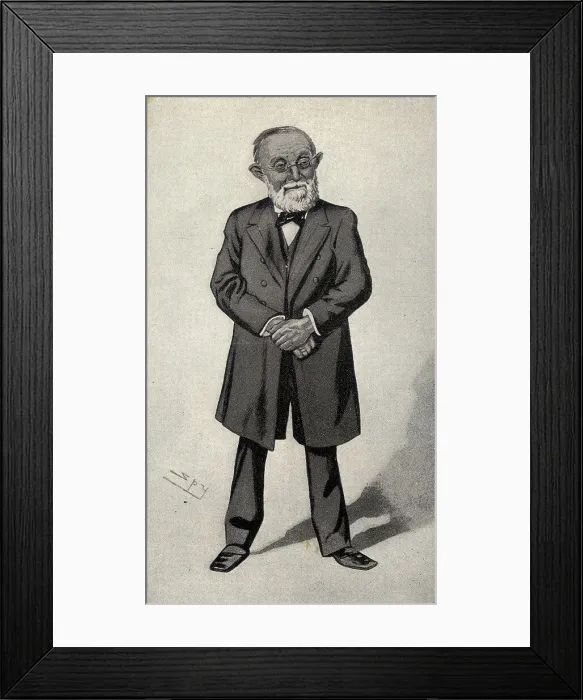 Framed Print : German Scientist Rudolph Virchow Standing with Hands Clasped Framed Print : German Scientist Rudolph Virchow Standing with Hands Clasped