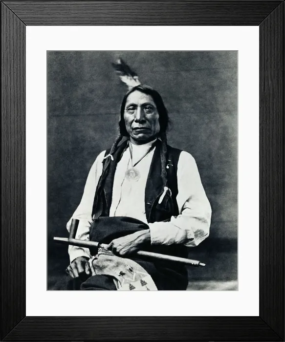 Framed Print : Portrait of Red Cloud, Chief of the Oglala Sioux Tribe Framed Print : Portrait of Red Cloud, Chief of the Oglala Sioux Tribe