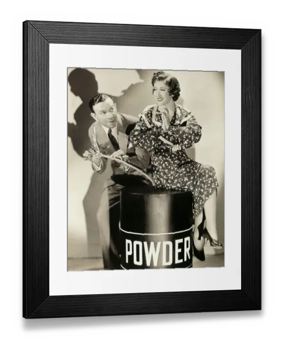 Framed Print : George Burns and Gracie Allen Framed Print : George Burns and Gracie Allen