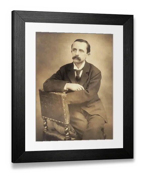 Framed Print : Portrait of Writer James Barrie