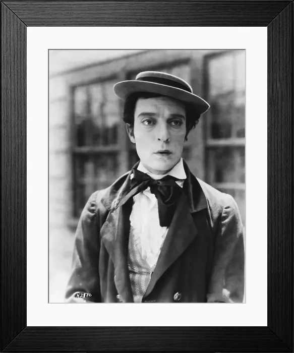 Framed Print : Portrait of Buster Keaton Framed Print : Portrait of Buster Keaton