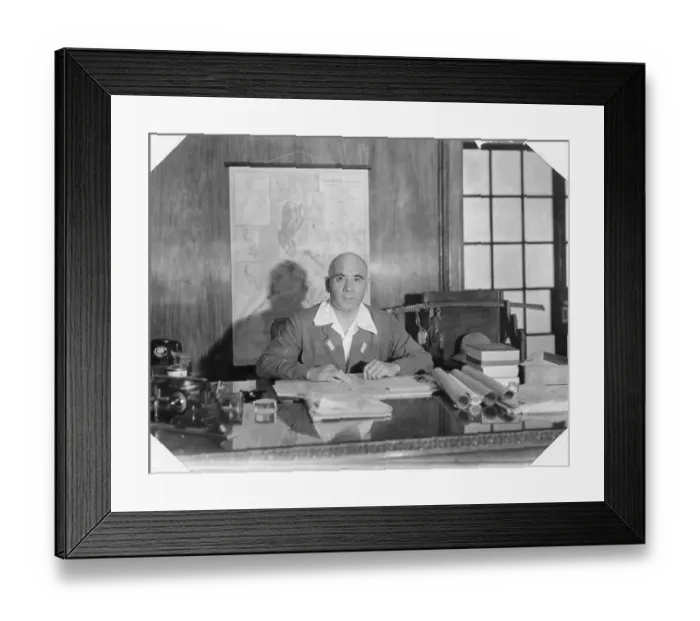 Framed Print : Portrait of Homma Masaharu Framed Print : Portrait of Homma Masaharu