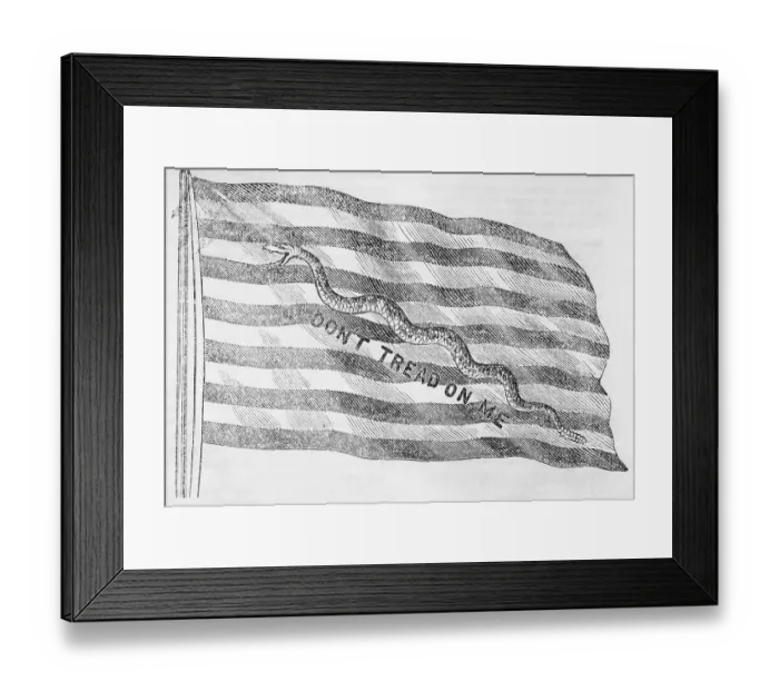 Framed Print : First U. S. Navy Jack Flag Framed Print : First U. S. Navy Jack Flag