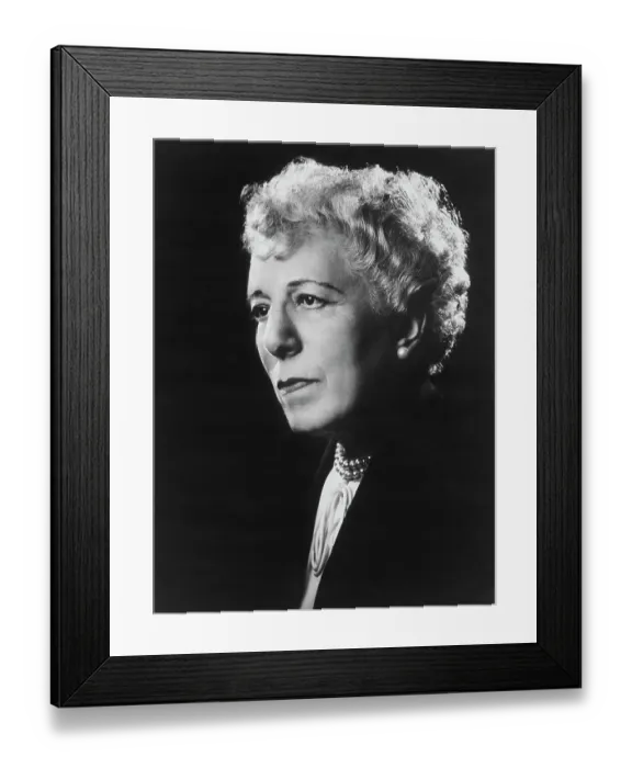 Framed Print : Portrait of Edna Ferber Framed Print : Portrait of Edna Ferber