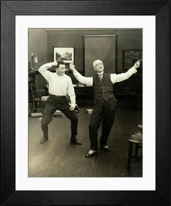 Framed Print : Lon Chaney / D Bell In Father & The Boys Framed Print : Lon Chaney / D Bell In Father & The Boys