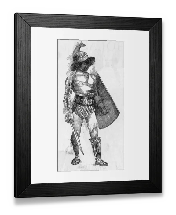 Framed Print : Portrait of a Samnite Framed Print : Portrait of a Samnite