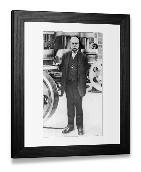 Framed Print : Portrait of George Westinghouse