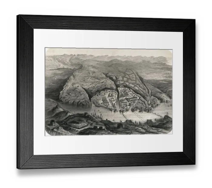 Framed Print : Sevastopol During Crimean War Framed Print : Sevastopol During Crimean War