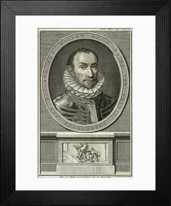 Framed Print : Portrait of William I Prince of Orange Framed Print : Portrait of William I Prince of Orange