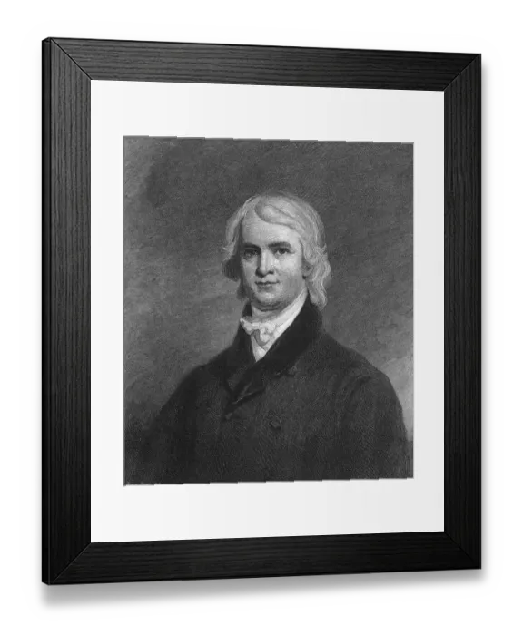 Framed Print : Portrait of George Mifflin Dallas Framed Print : Portrait of George Mifflin Dallas