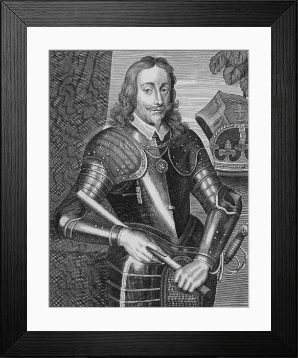 Framed Print : Portrait Of Charles I, King of England Framed Print : Portrait Of Charles I, King of England