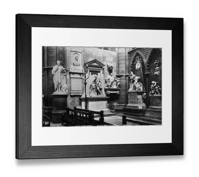 Framed Print : Poet's Corner in Westminster Abbey Framed Print : Poet's Corner in Westminster Abbey