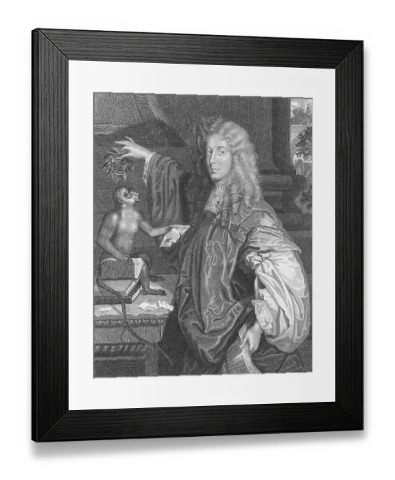 Framed Print : Portrait of John Wilmot, 2nd Earl of Rochester, after Jacob Huysmans Framed Print : Portrait of John Wilmot, 2nd Earl of Rochester, after Jacob Huysmans