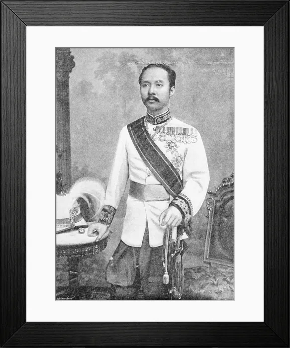 Framed Print : Portrait of King Chulalongkorn I Framed Print : Portrait of King Chulalongkorn I