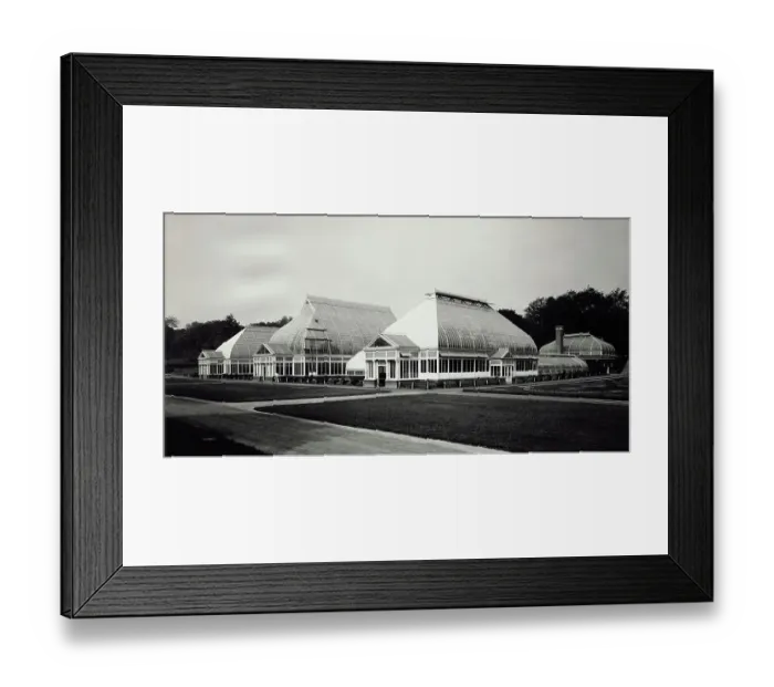 Framed Print : Greenhouses in Central Park Framed Print : Greenhouses in Central Park