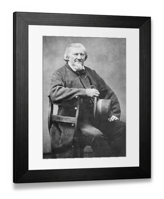 Framed Print : Portrait of August Heinrich Hoffmann Framed Print : Portrait of August Heinrich Hoffmann