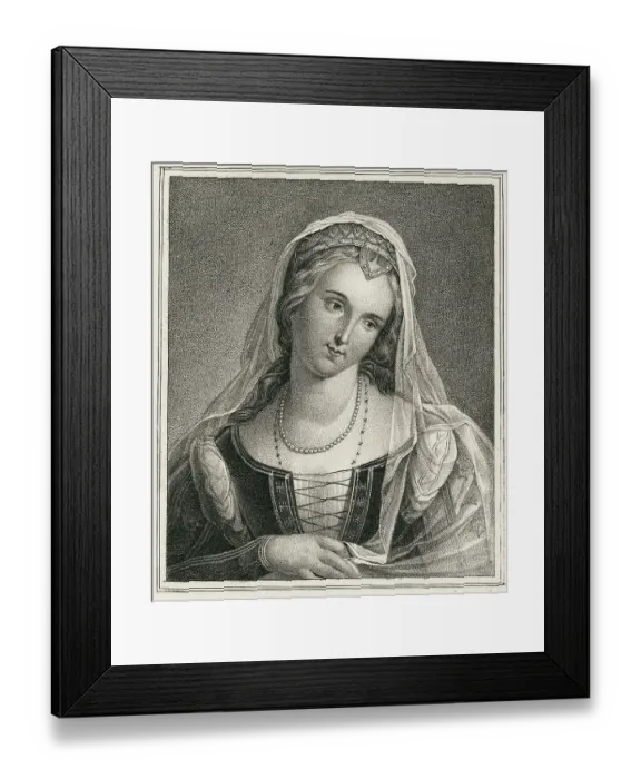 Framed Print : Portrait Of Laura- Petrarch'S Beloved Framed Print : Portrait Of Laura- Petrarch'S Beloved