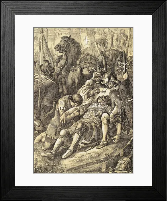 Framed Print : Death of William the Conqueror Framed Print : Death of William the Conqueror