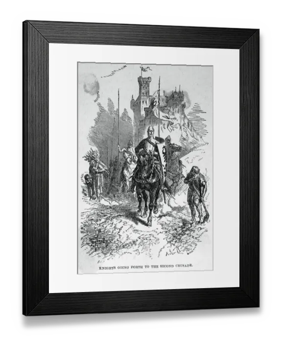 Framed Print : Knights During Second Crusade Framed Print : Knights During Second Crusade