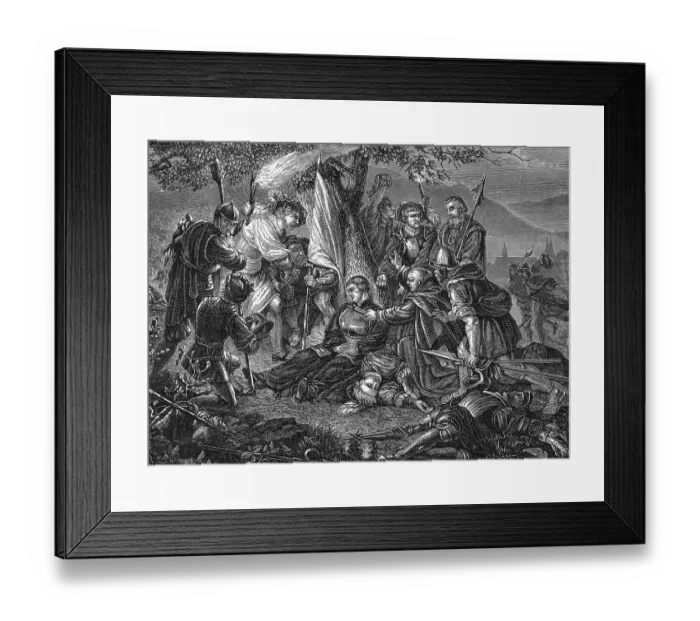 Framed Print : Zwingli's Death at Kappel Framed Print : Zwingli's Death at Kappel