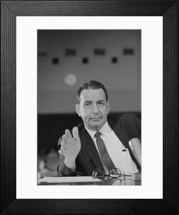Framed Print : Alvin A. Dewey Testifying Framed Print : Alvin A. Dewey Testifying